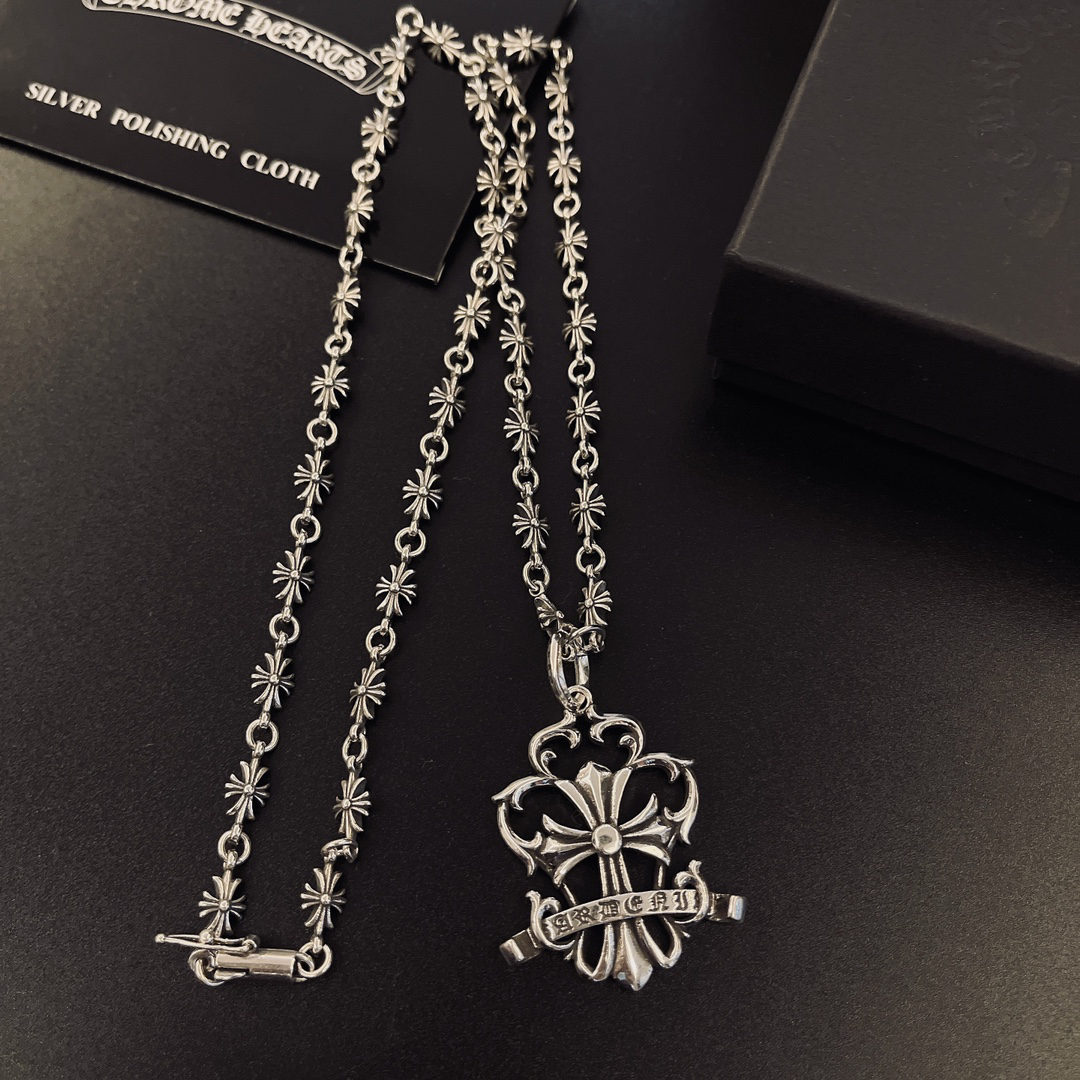 クロムハーツ「Chrome Hearts」シンプルペンダントネックレス - ユニセックス