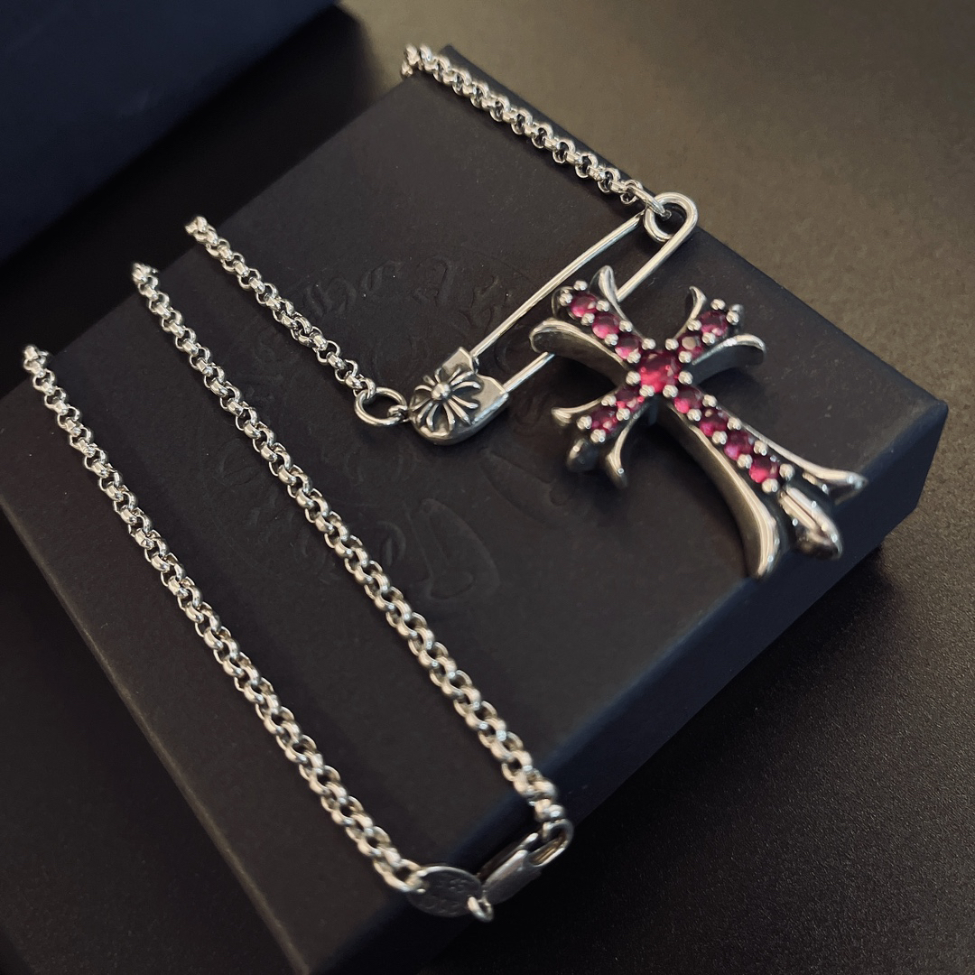 クロムハーツ「Chrome Hearts」シンプルペンダントネックレス - ユニセックス