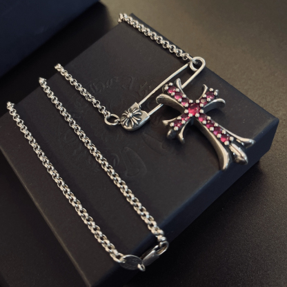 クロムハーツ「Chrome Hearts」シンプルペンダントネックレス - ユニセックス