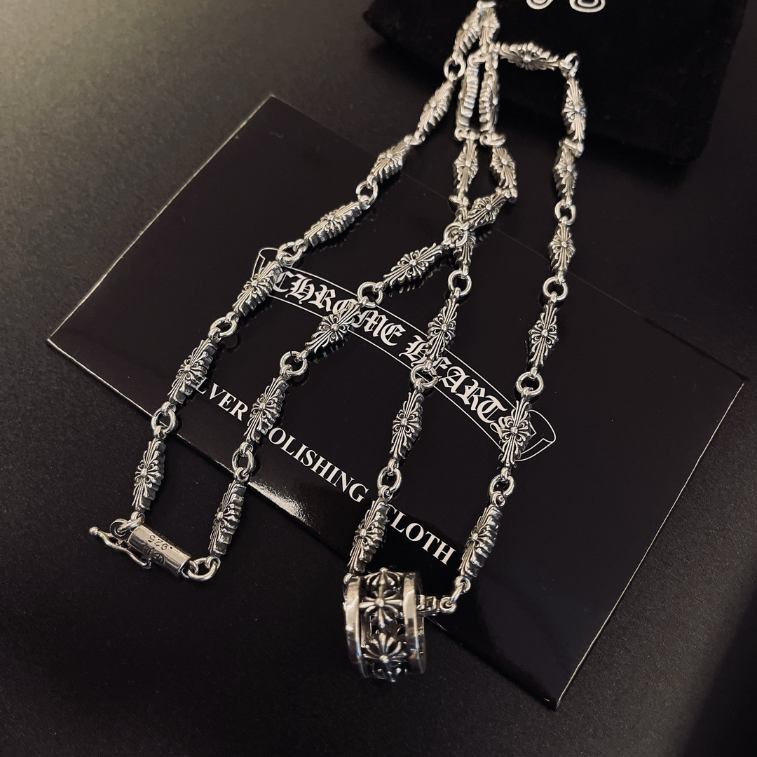 クロムハーツ「Chrome Hearts」シンプルペンダントネックレス - ユニセックス