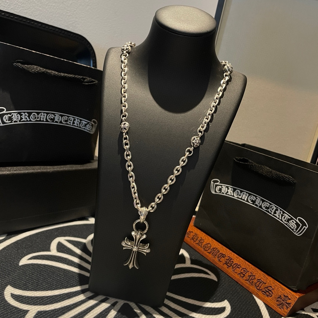 クロムハーツ「Chrome Hearts」シンプルペンダントネックレス - ユニセックス