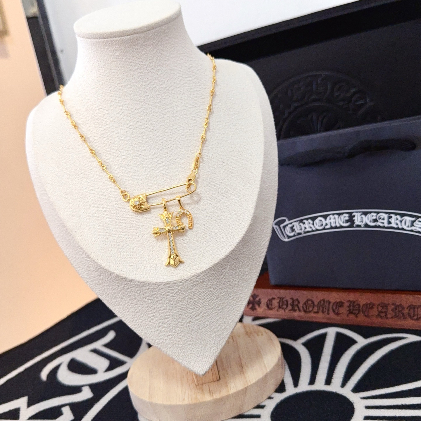 クロムハーツ「Chrome Hearts」シンプルペンダントネックレス - ユニセックス