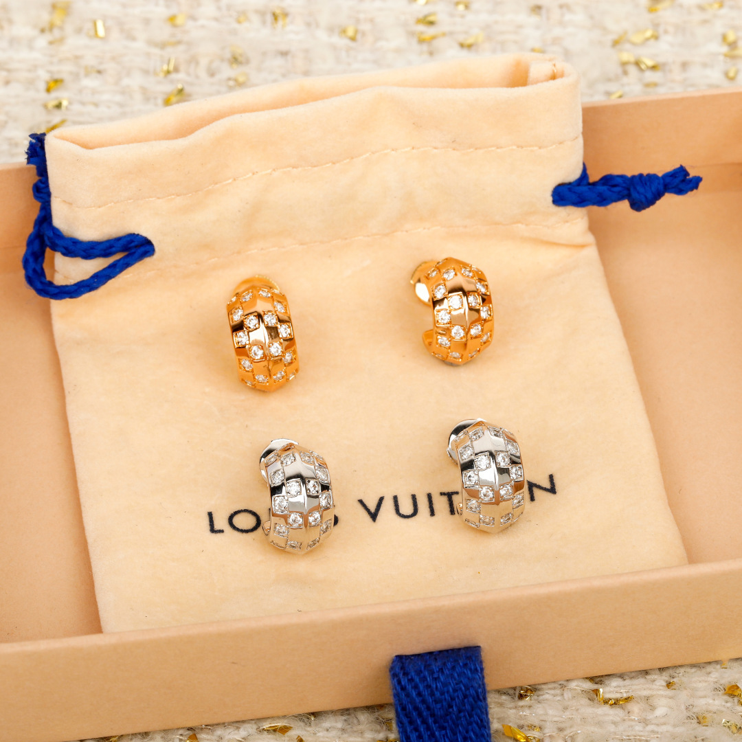 ルイ・ヴィトン「Louis Vuitton」ダイヤモンド・イヤリング