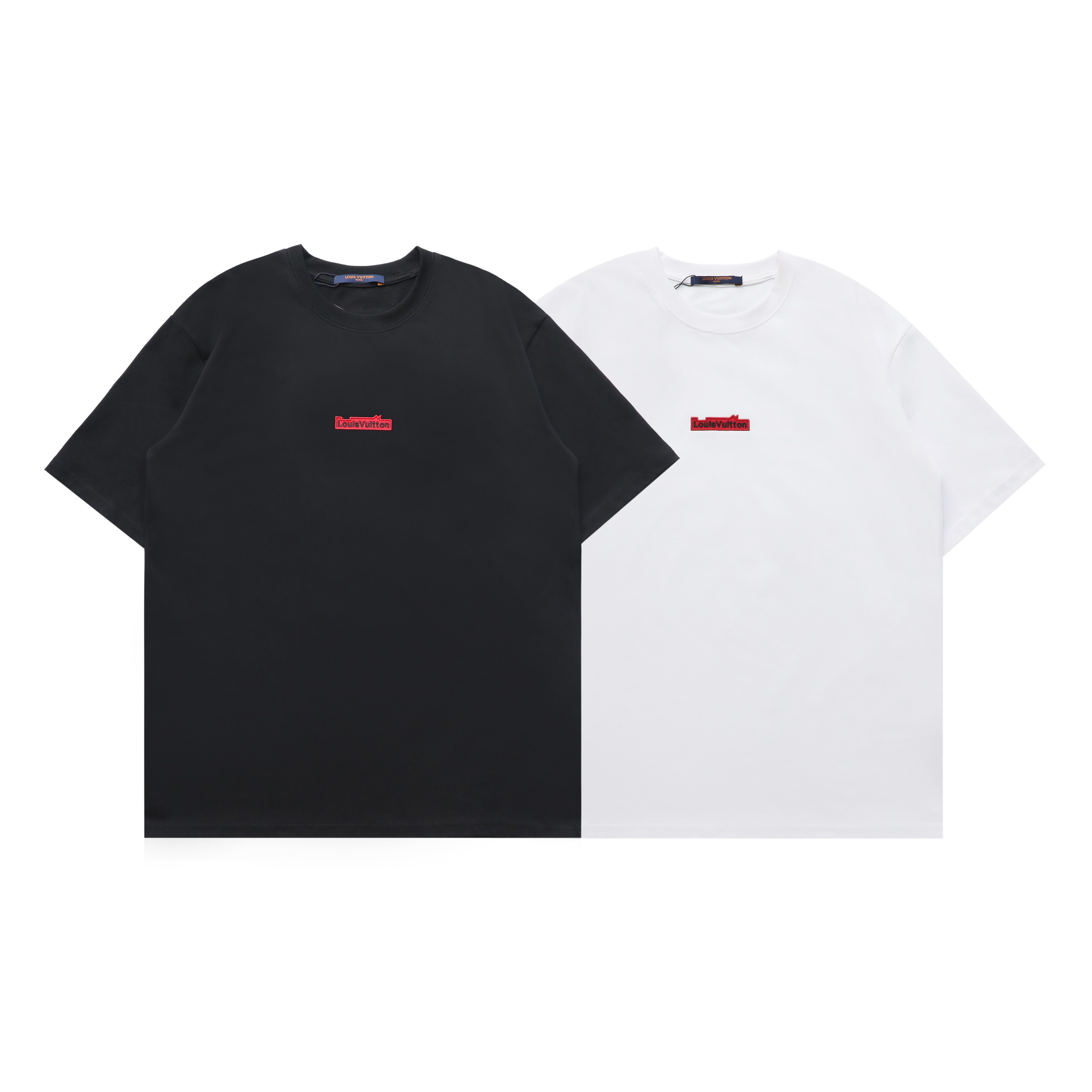 ルイ・ヴィトン「Louis Vuitton」 2025 エンブロイダリー モノグラム クルーネックTシャツ（メンズ）