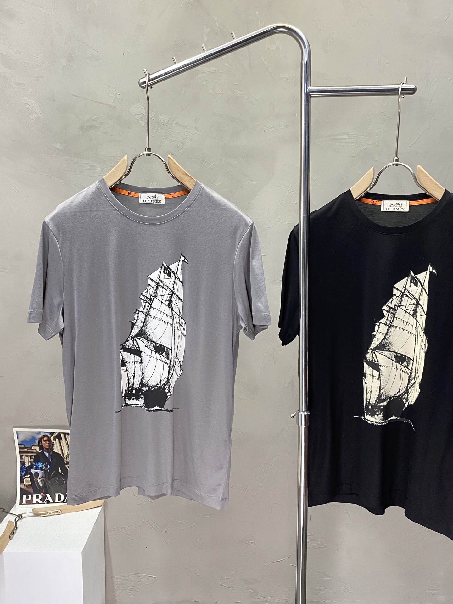 エルメス「Hermès」2025 メンズ カジュアルTシャツ