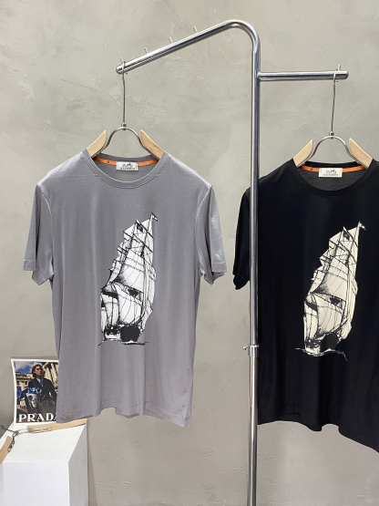 エルメス「Hermès」2025 メンズ カジュアルTシャツ