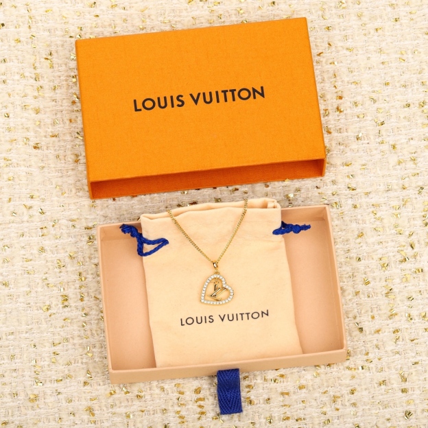 ルイ・ヴィトン「Louis Vuitton」FALL IN LOVE HEART ネックレス