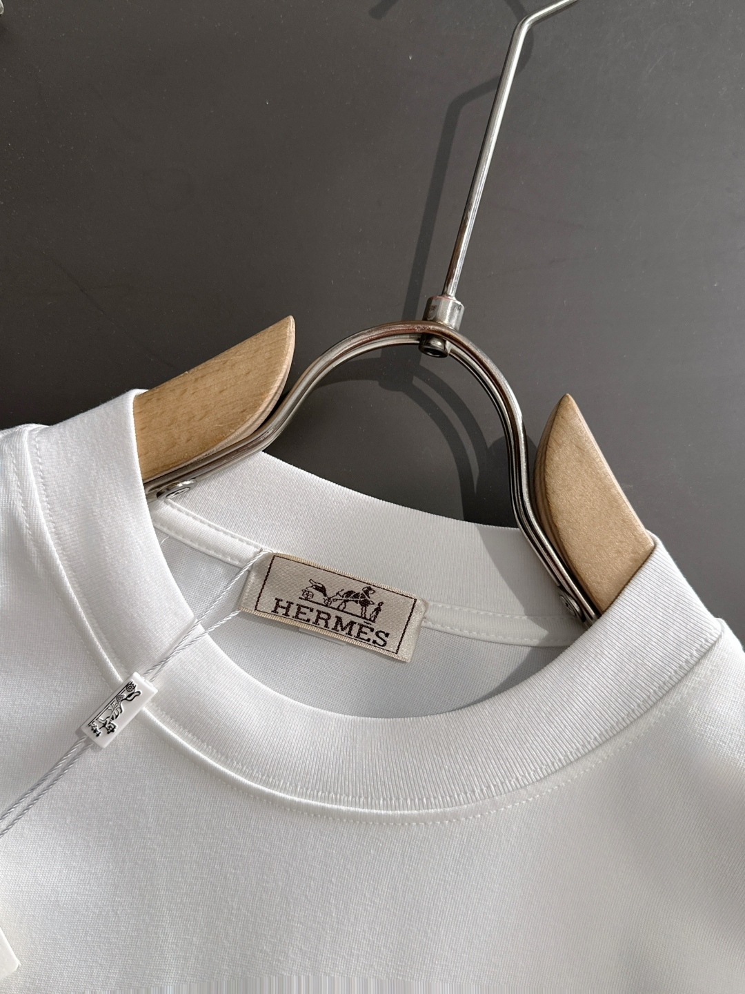 エルメス「Hermès」2025 サマーコレクション メンズ ダブルガーゼコットンTシャツ‌