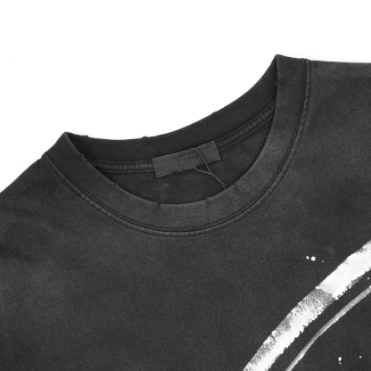 プラダ Prada グラデーション ハンドペイント レター クルーネックTシャツ-ISETAN PRESTIGE CURATED