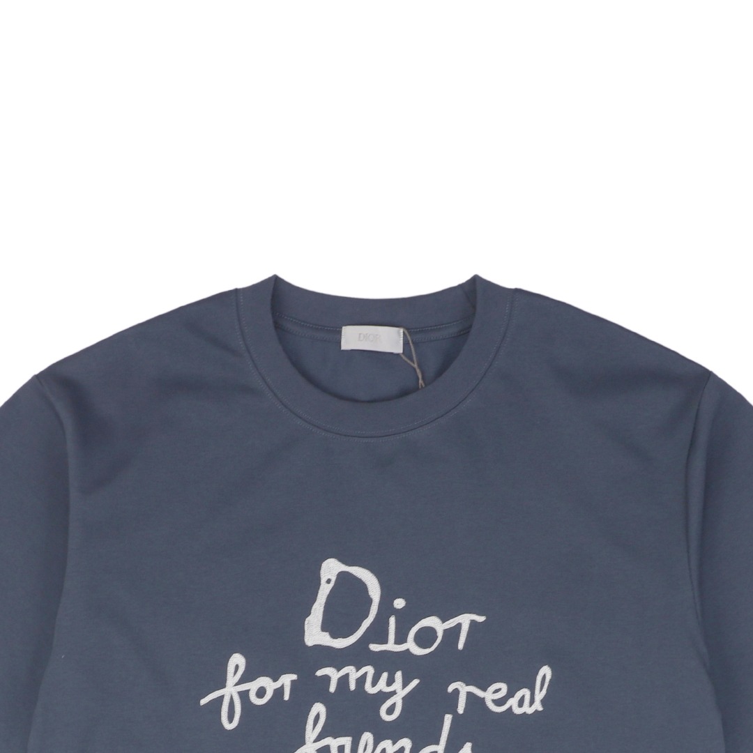 ディオール「Dior」24SS Dio47 ロゴ刺繍Tシャツ