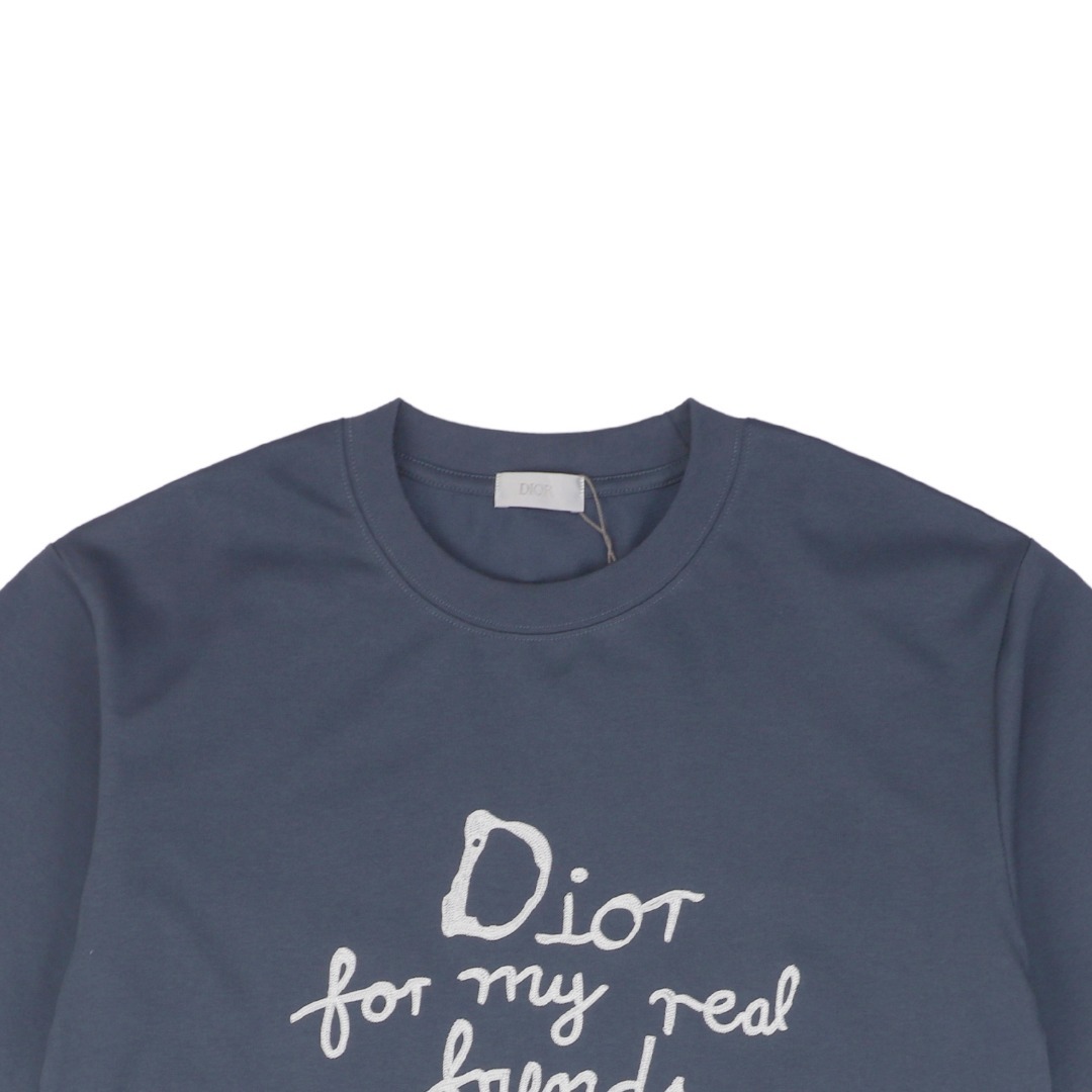 ディオール「Dior」24SS Dio47 ロゴ刺繍Tシャツ