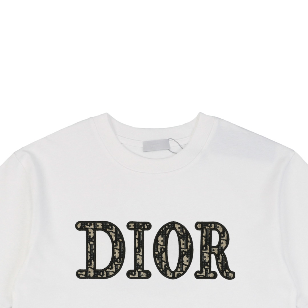 ディオール「Dior」25SS Dio47 モノグラムロゴ ショートスリーブTシャツ