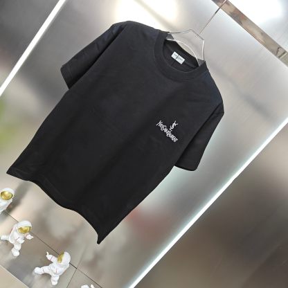 サンローラン「Saint Laurent」2025SS ユニセックス ショートスリーブTシャツ