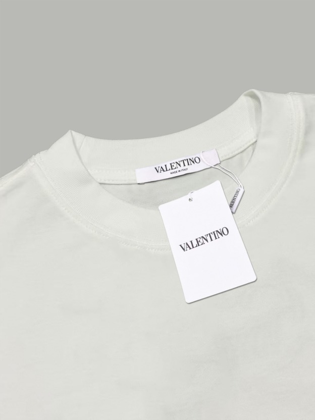 ヴァレンティノ「Valentino」 クラシック ラージロゴ プリント 半袖Tシャツ