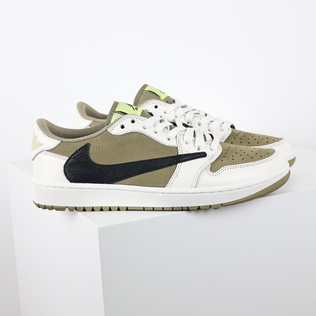 ナイキ「Nike」Air Jordan 1 Low x Travis Scott「Olive」