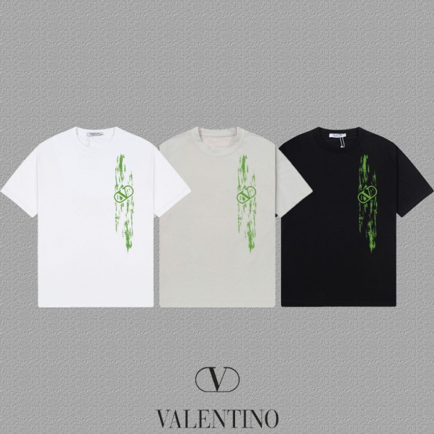 ヴァレンティノ「Valentino」2025FW アルファベットロゴ プリント 半袖Tシャツ