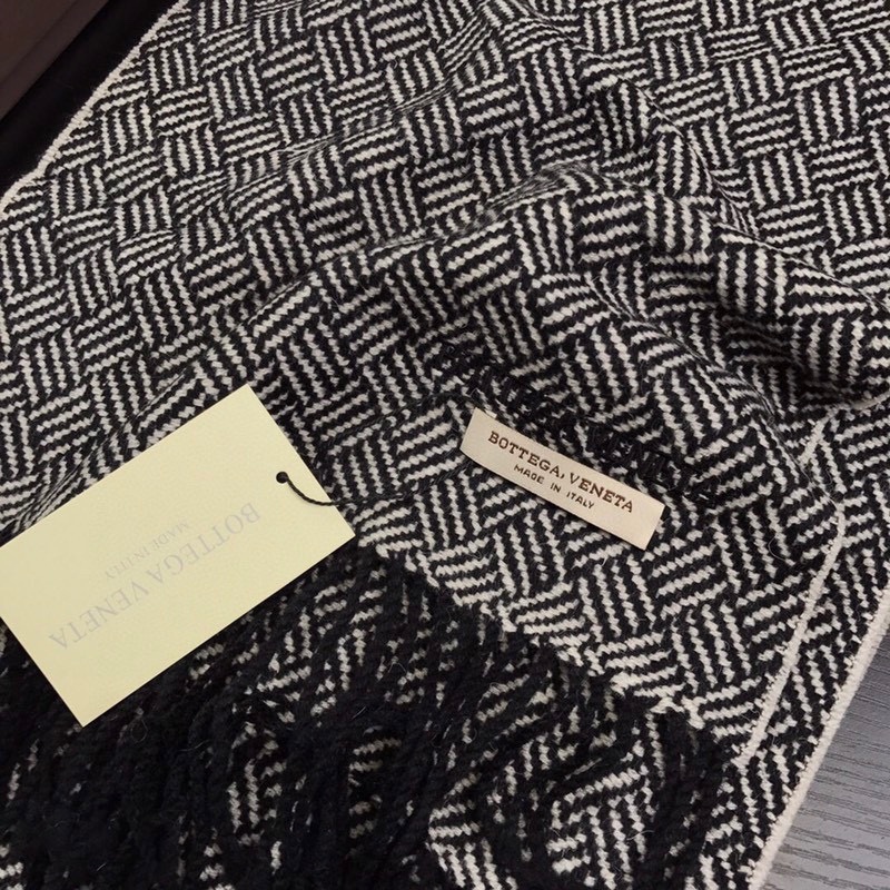 ボッテガ ヴェネタ「Bottega Veneta」 メンズ プレミアム キャシュミール マフラー170*32CM