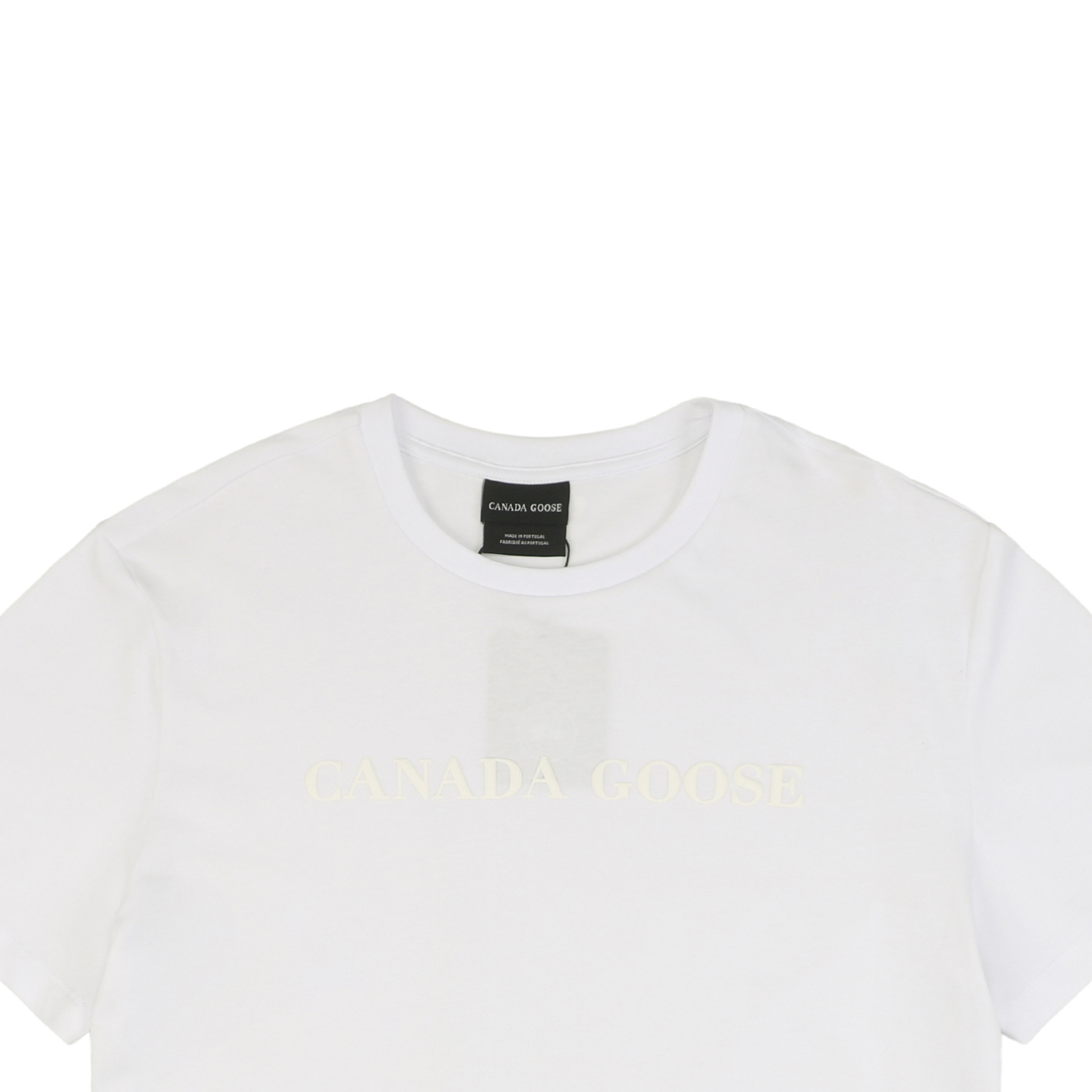 カナダグース「Canada Goose」25SS グースロゴ レター プリント ショートスリーブTシャツ