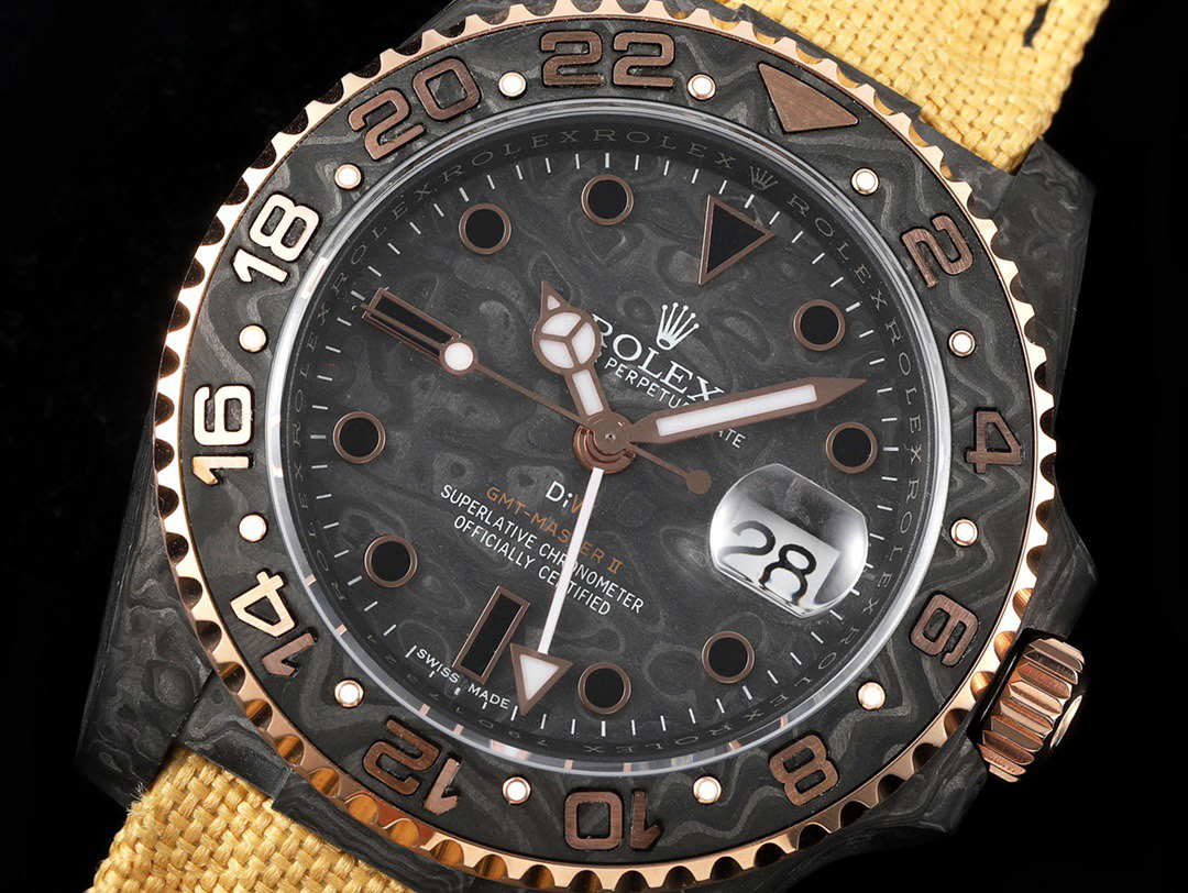 ロレックス「Rolex」GMT18Kホワイトゴールド リミテッドエディション メンズ クロノグラフウォッチ