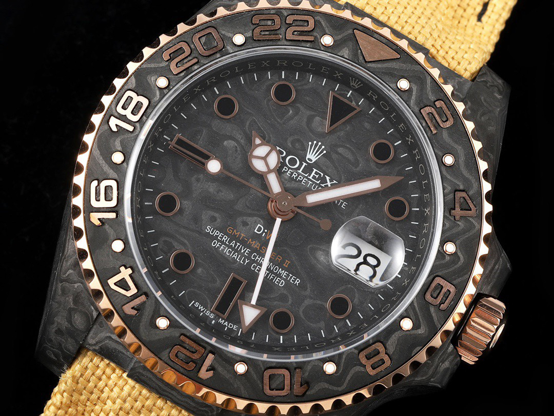 ロレックス「Rolex」GMT18Kホワイトゴールド リミテッドエディション メンズ クロノグラフウォッチ