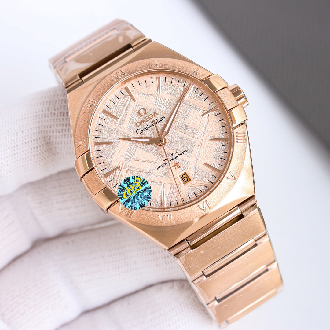 オメガ「Omega」第5世代星座隕石面シリーズ男性用ロボット腕時計41mm