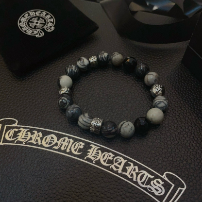 クロムハーツ「Chrome Hearts」ブレスレット - ヴィンテージ＆ロックテイスト ペア用