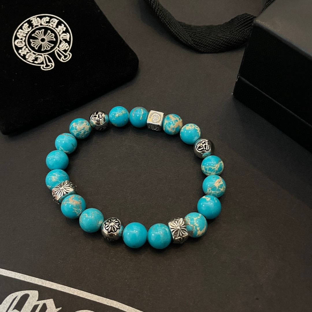 クロムハーツ「Chrome Hearts」ブレスレット - ヴィンテージ＆ロックテイスト ペア用