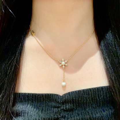 ディオール「Dior」Vintage ハート&ビー ネックレス