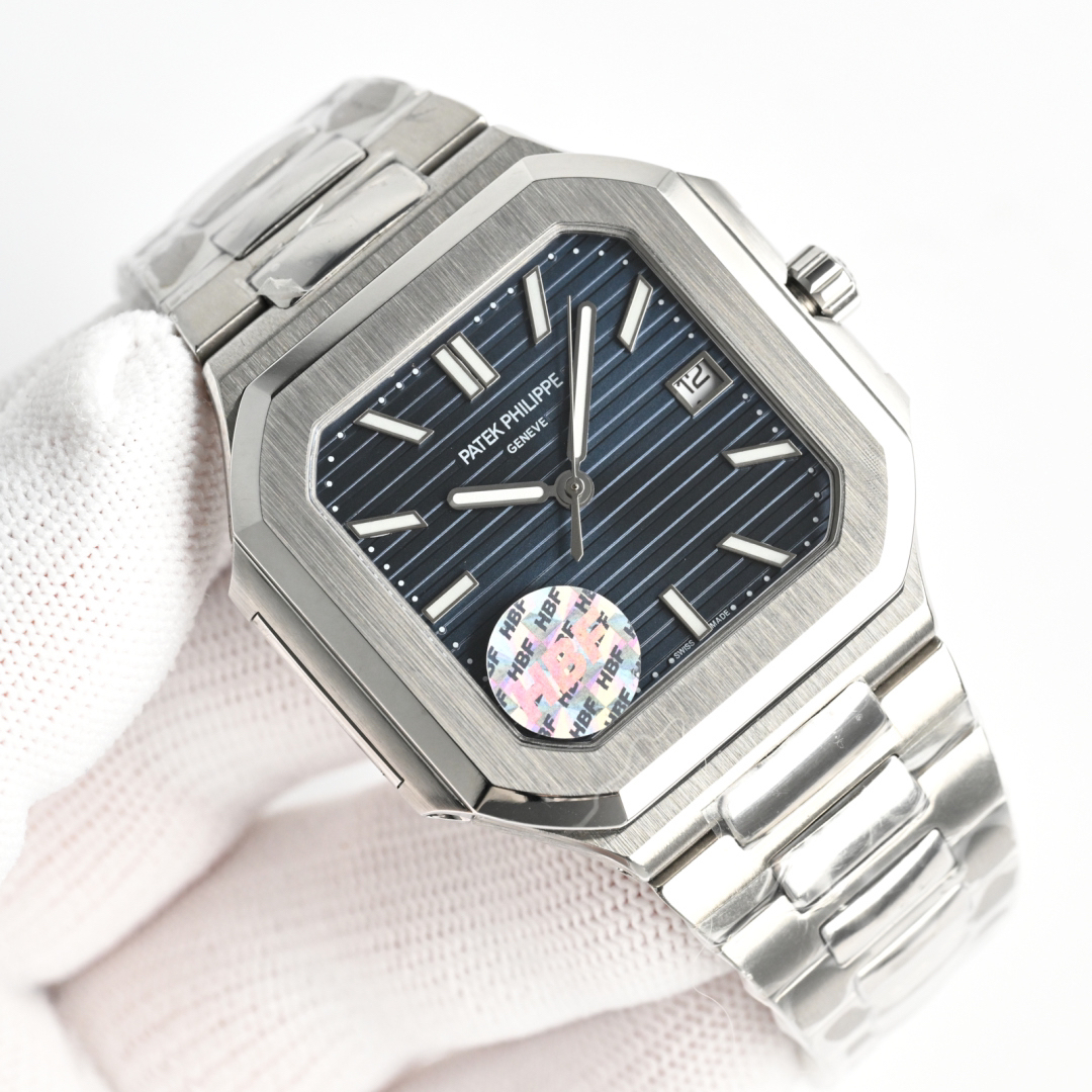 パテック・フィリップ「Patek Philippe」キュビタス 5821 クロノグラフ 腕時計45mm