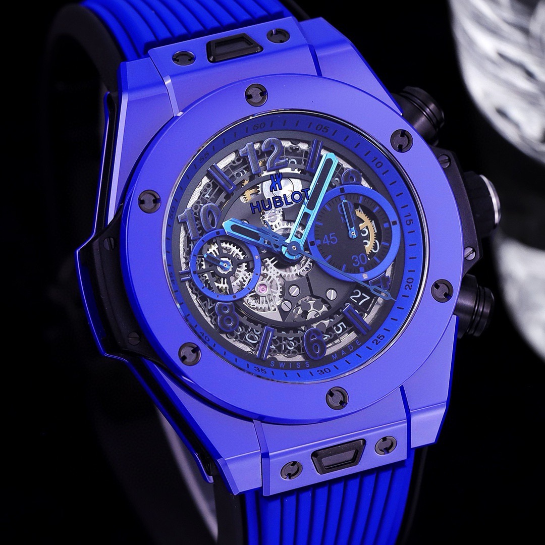 ユーボット「Hublot」BIG BANGユニコビッグバンシリーズカラーセラミック腕時計