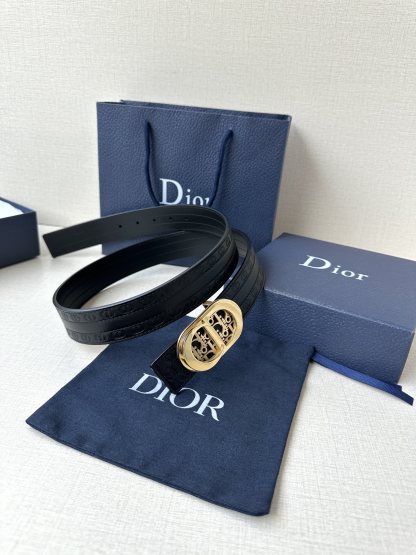 ディオール「Dior」リバーシブルベルト CDモノグラム100CM