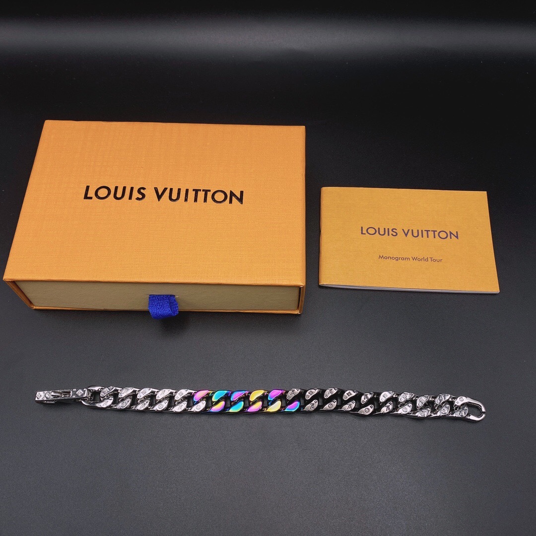 ルイ・ヴィトン「Louis Vuitton」 キューバン チェーン ネックレス