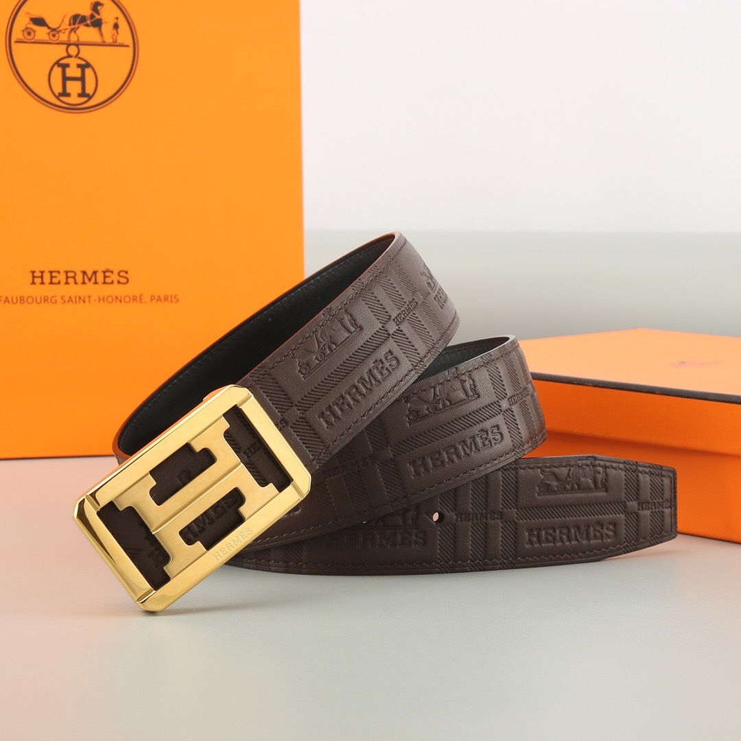 エルメス「Hermès」 プレミアムスチールバックル ベルト100cm