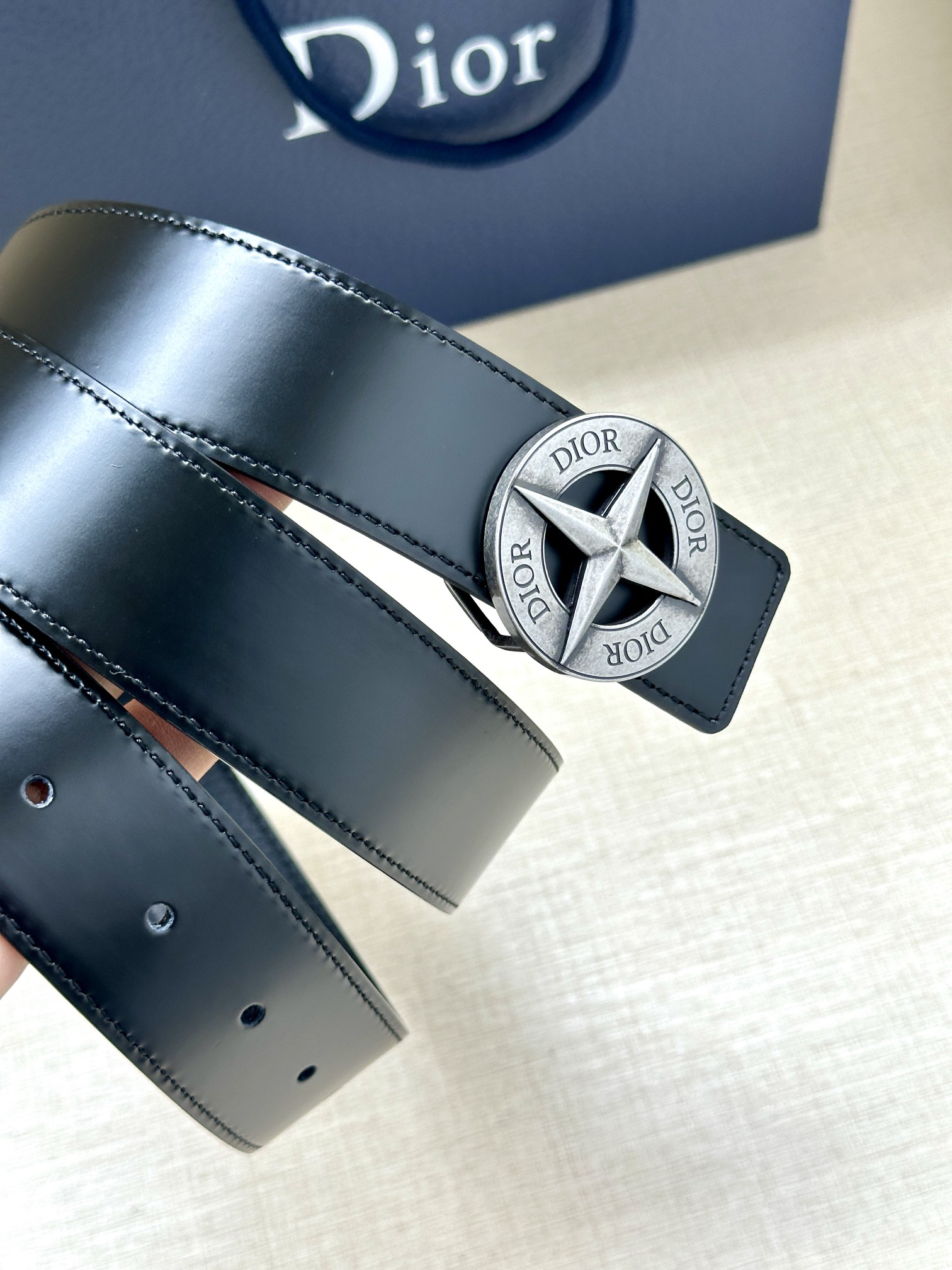 ディオール「Dior」 アンティークメタルベルトバックル100CM