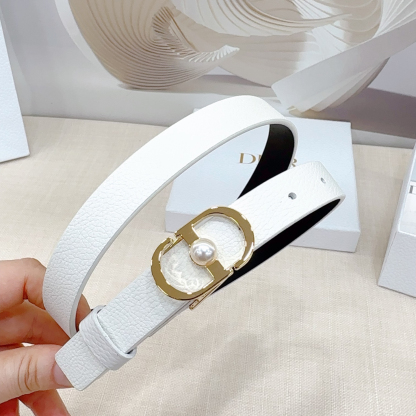 ディオール「Dior」Montaigne 2.0cm ダブルフェイスレザーベルト100CM