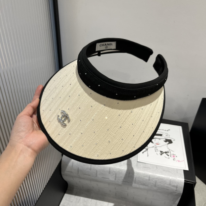 シャネル「Chanel」オープンクラウン サンハット ハット