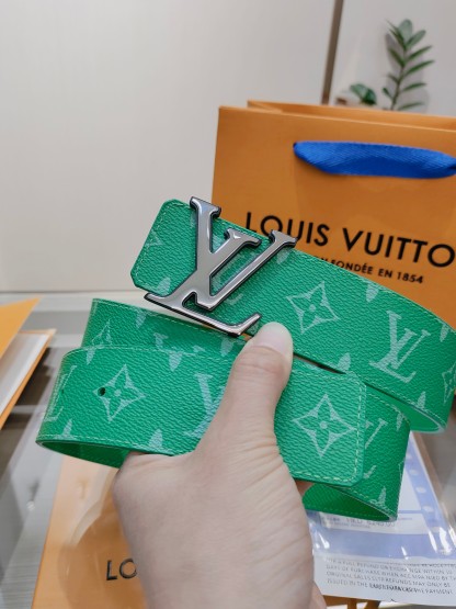 ルイ・ヴィトン「Louis Vuitton」DIMENSION モノグラム レザーベルト-ISETAN PRESTIGE CURATED
