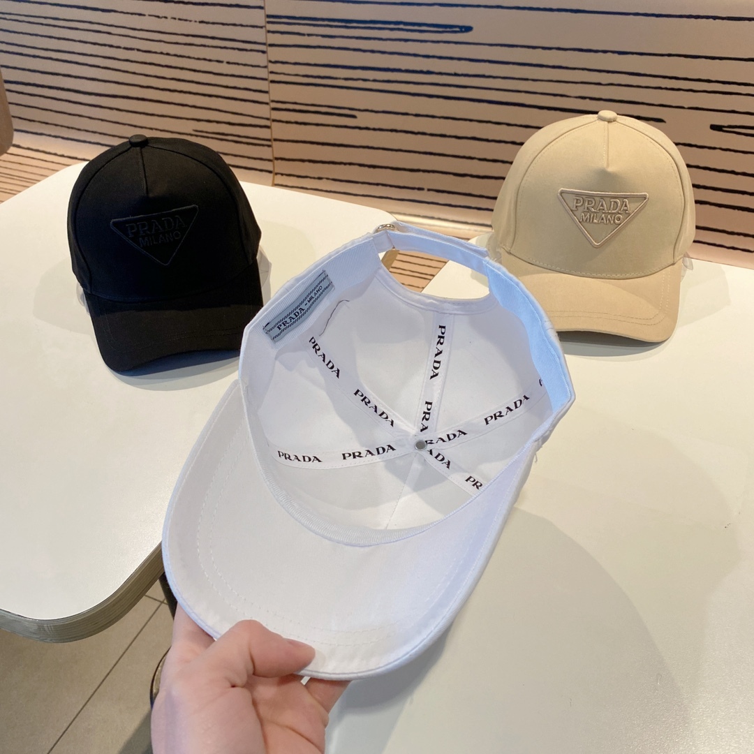プラダ「Prada」2024 スポーツスタイル リミテッド ベースボールキャップ