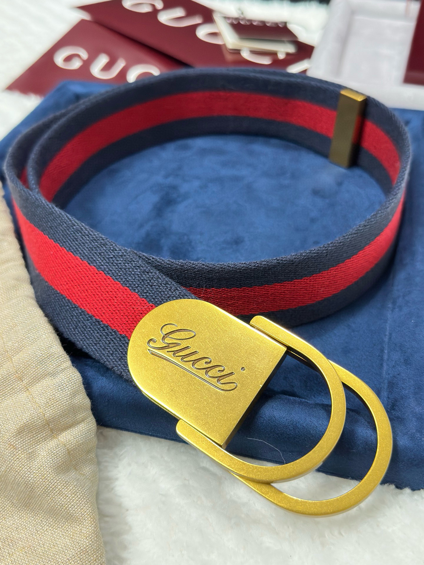 グッチ「Gucci」1955 ホースビット レザーベルト100CM