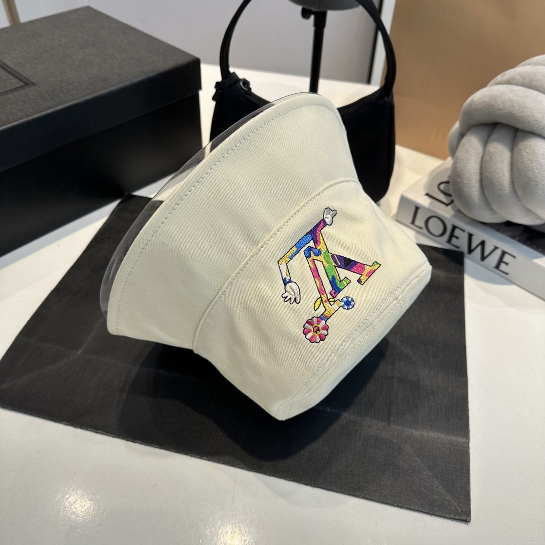 ルイ・ヴィトン「Louis Vuitton」 モノグラム 刺繍 バケットハット‌