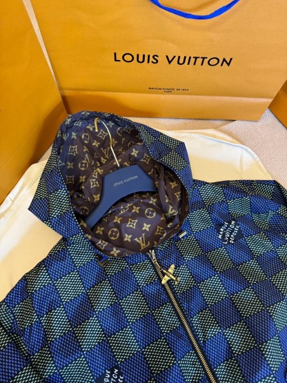 ルイ・ヴィトン「Louis Vuitton」DAMIER 双面防风夹克 アウター