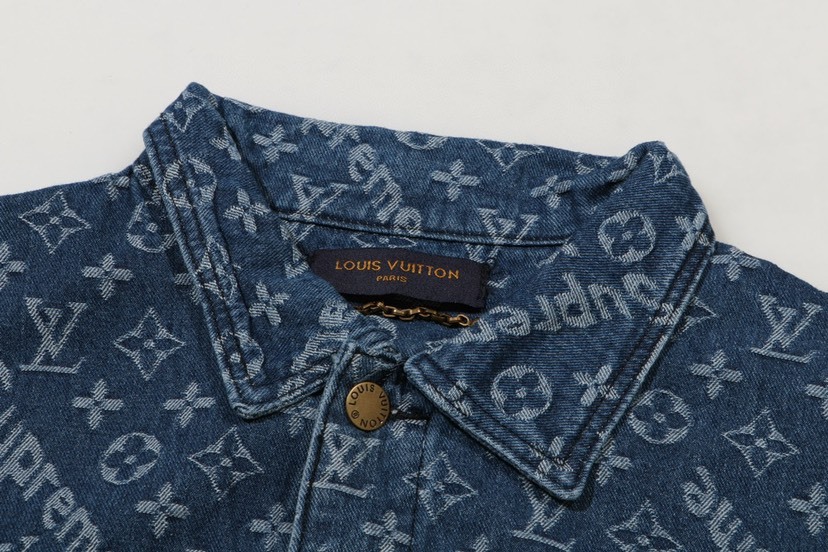 ルイ・ヴィトン「Louis Vuitton」× SUPREME フルプリント ジャカード デニム ジャケット-ISETAN PRESTIGE CURATED