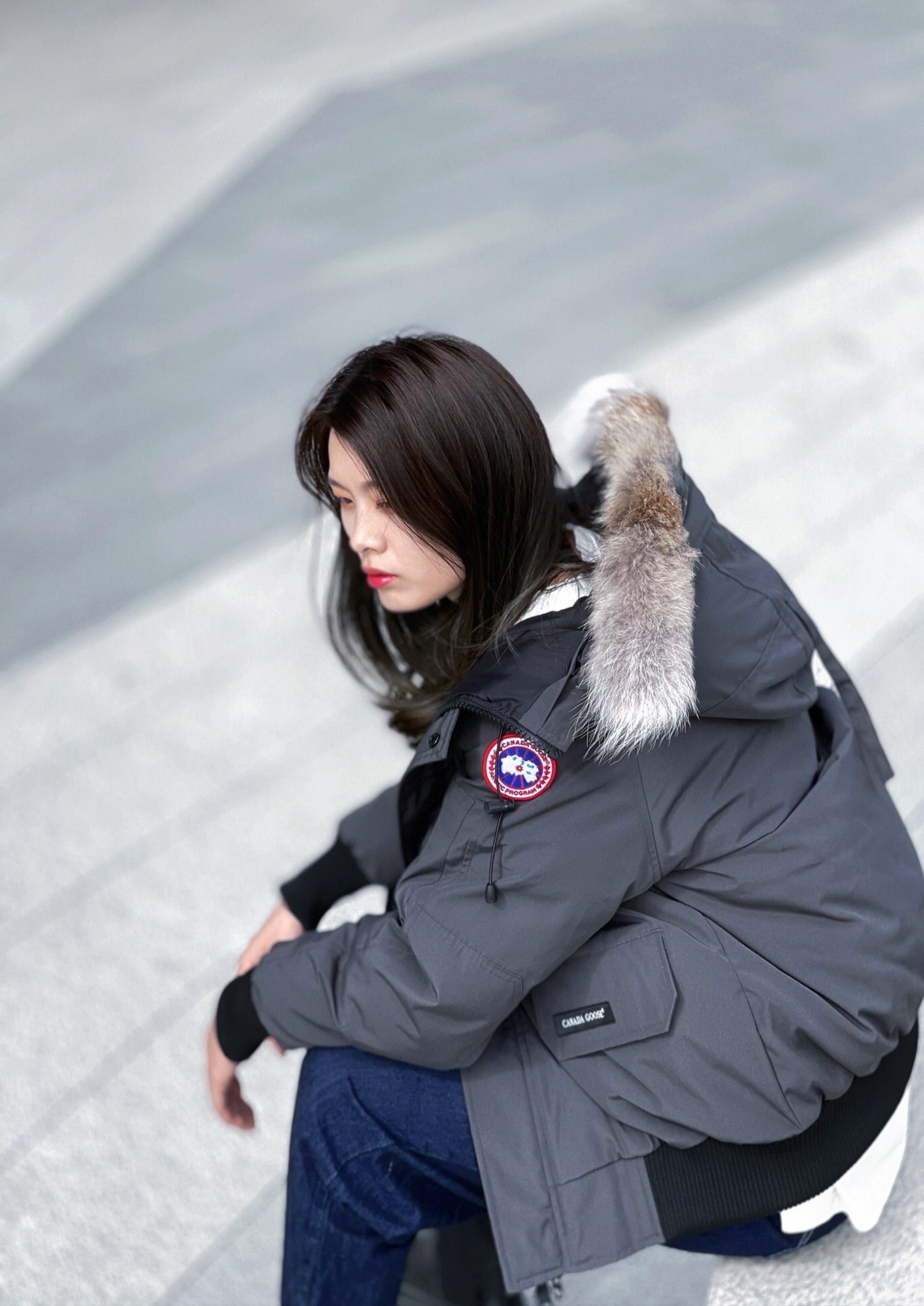 カナダグース「Canada Goose」フライトジャケット ダウンコート