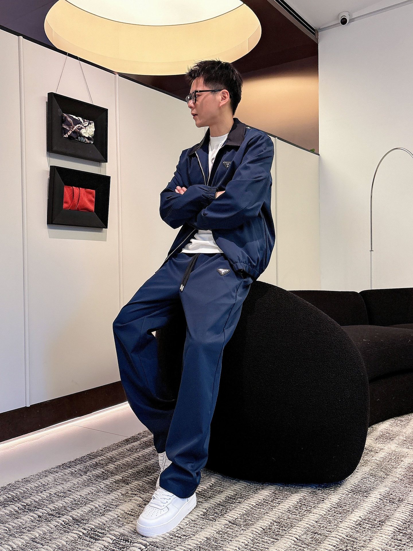 プラダ「Prada」秋冬 メンズ  カジュアルスポーツセット