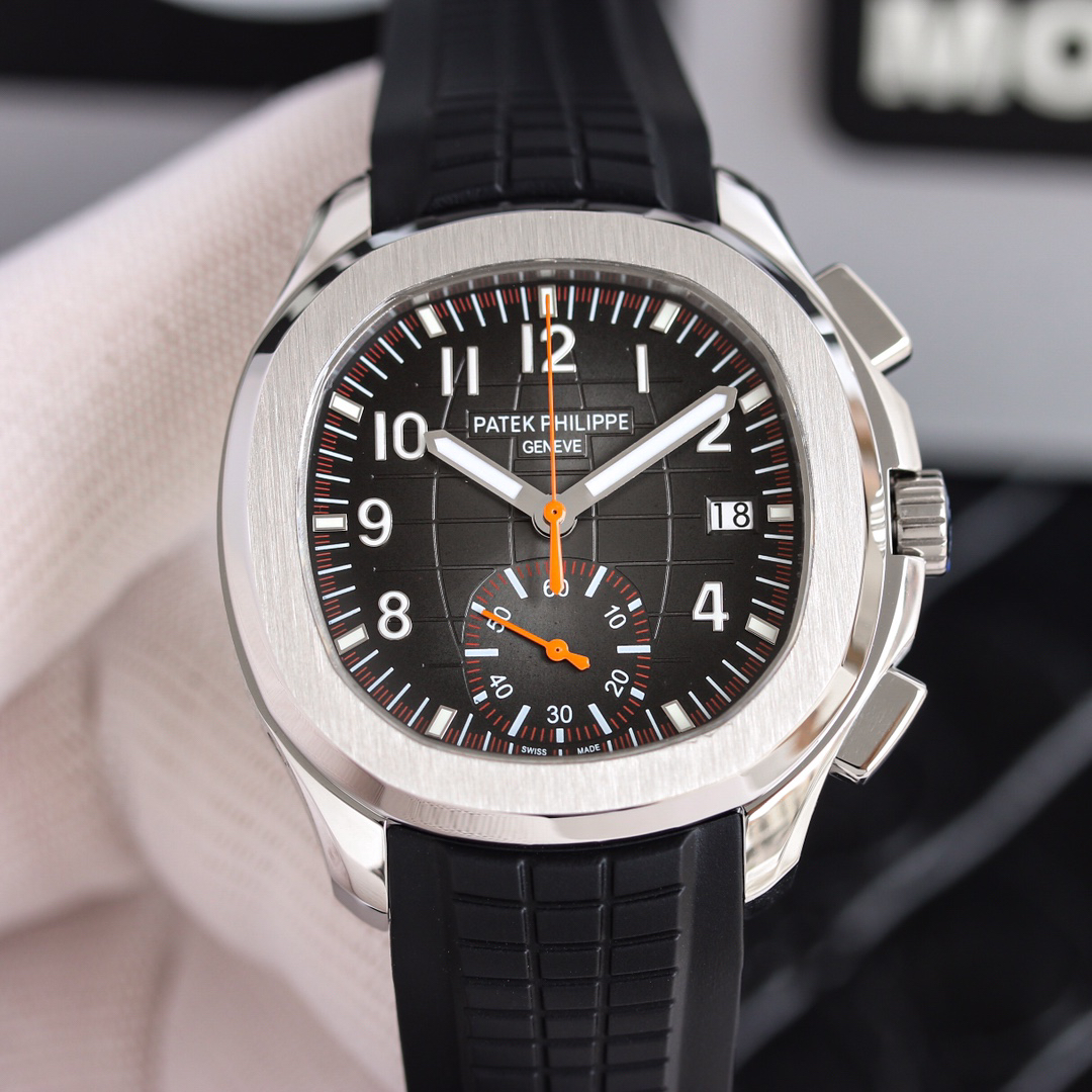 パテック フィリップ「Patek Philippe」メンズ マルチファンクション メカニカルウォッチ アクアノート 5968A-001 42MM