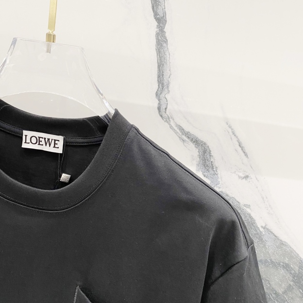 ロエベ「Loewe」パケット&カラーリング刺繍ロゴ半袖Tシャツ