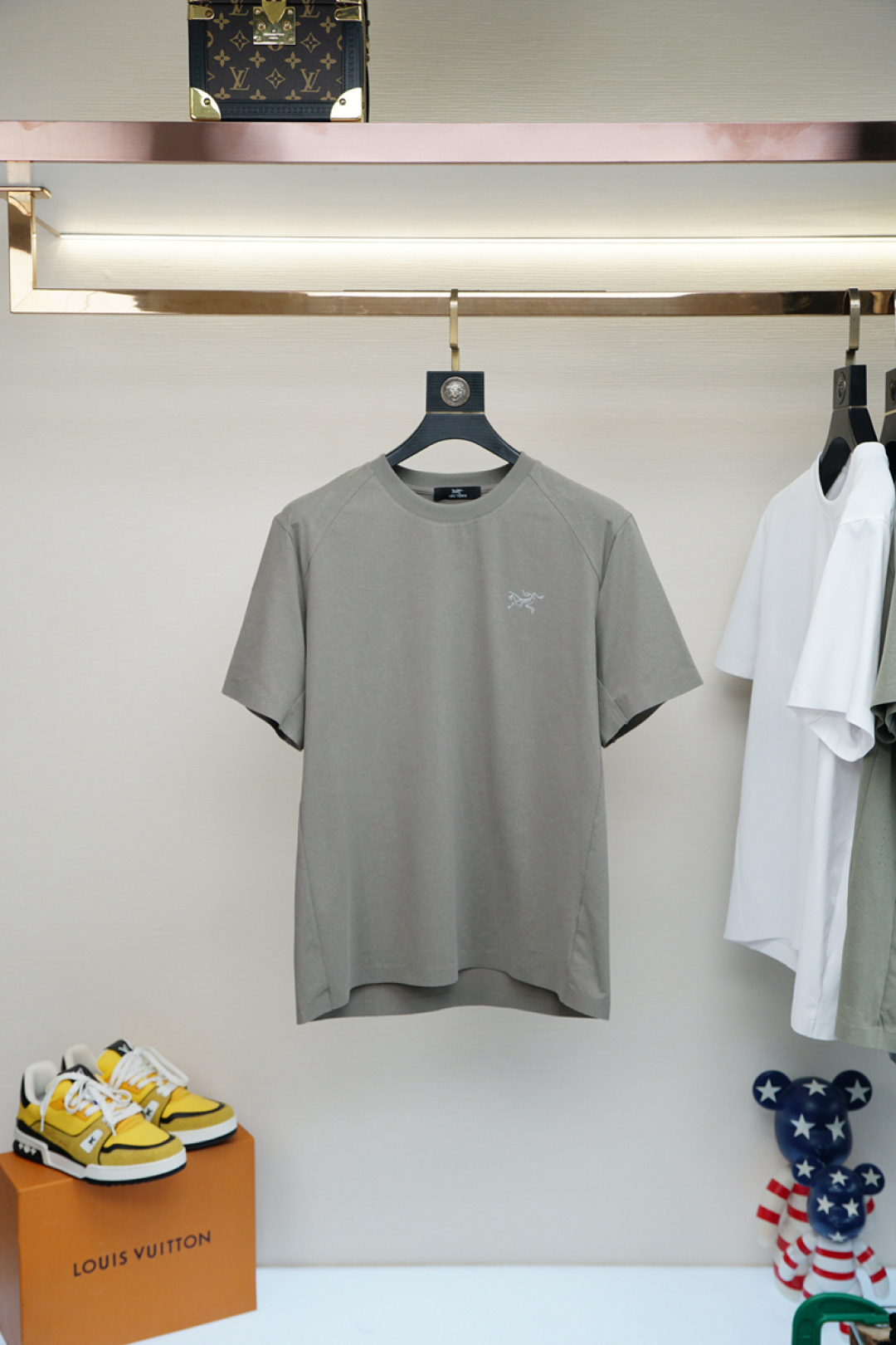 アークテリクス「ARC'TERYX」2025春夏 プレミアムコットン ロゴ刺繍半袖Tシャツ