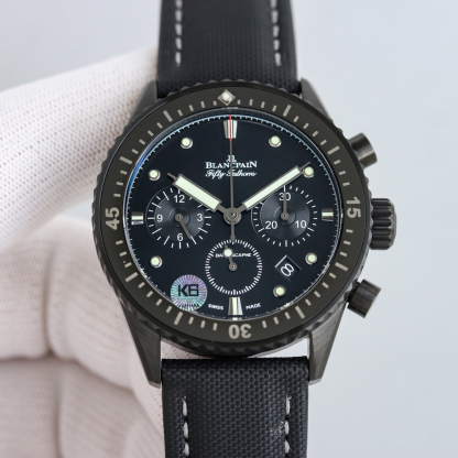 ブランパン「Blancpain」フィフティ・ファゾム バチスカーフ フライバッククロノグラフ自動巻きダイバーズウォッチ43.6mm