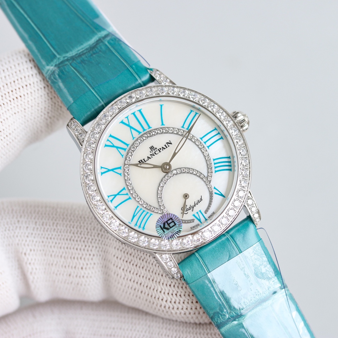 ブランパン「Blancpain」レディバード ダイヤモンドボール自動巻きレディースウォッチ34.9mm