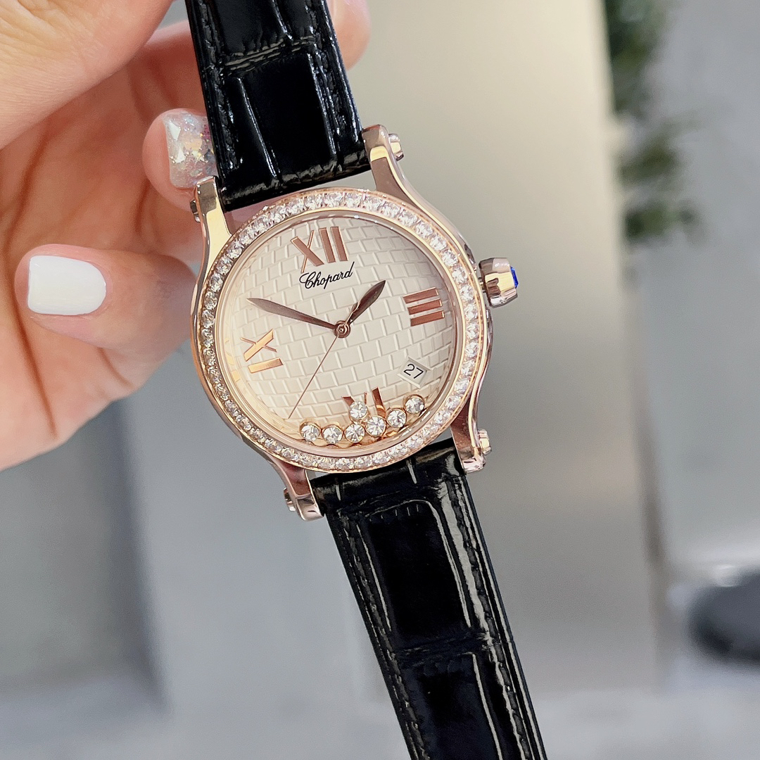 ショパール「Chopard」Happy Diamonds レディースウォッチ36MM